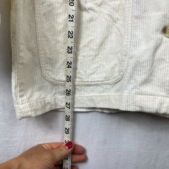 Y2K Oversized Corduroy Button Up Chore Jacket Womens S Baggy‎ Quilted 90s Boho - Picture 11 of 11